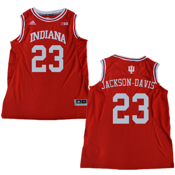 Men #23 Trayce Jackson-Davis Indiana Hoosiers College Basketball Jerseys Sale-Red
